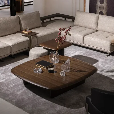 Modern living room sofa set with wooden center table available at NM Furniture showroom near me in Pakistan