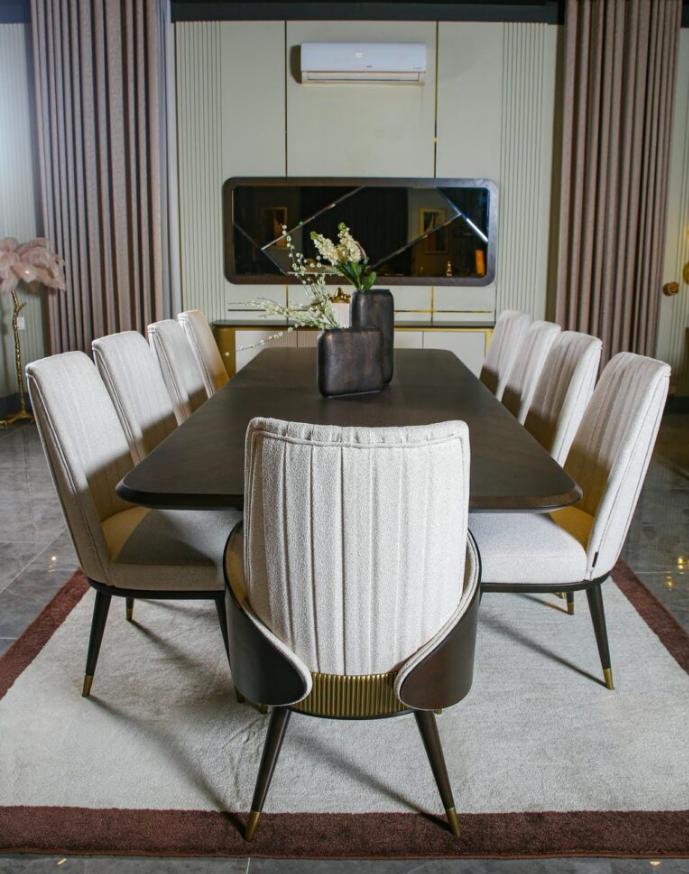 Dining chair with comfortable upholstery, proper back support, and modern design for stylish dining spaces