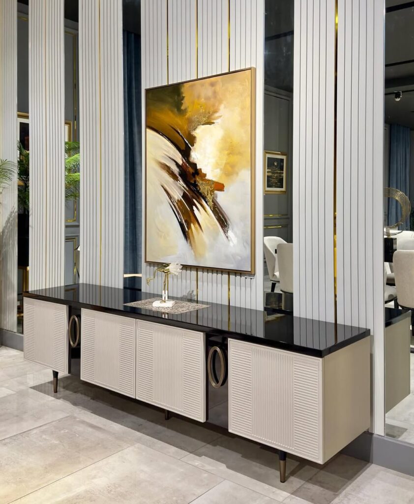 decorative console – premium furniture in Pakistan showrooms