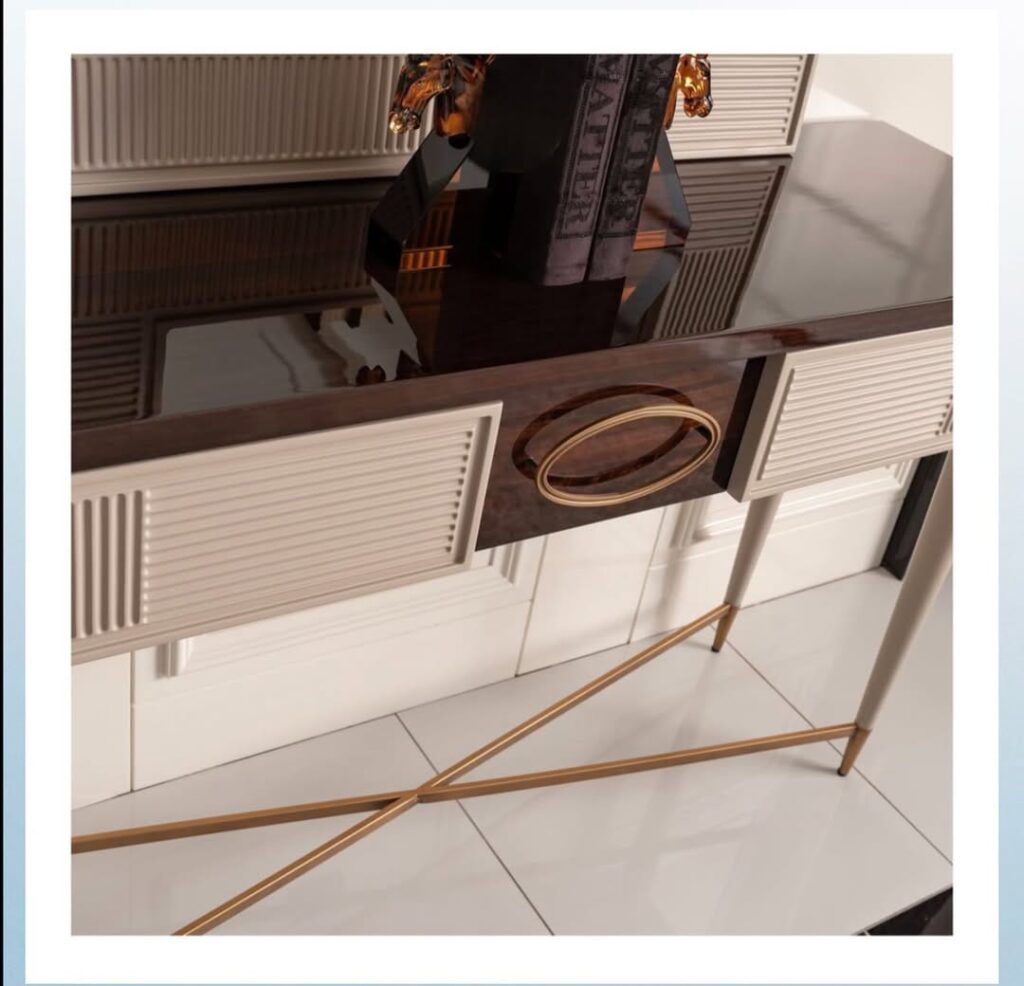 decorative console – premium furniture in Pakistan showrooms