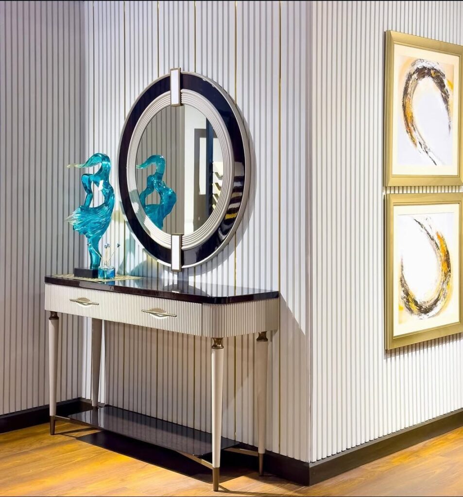 decorative console – premium furniture in Pakistan showrooms