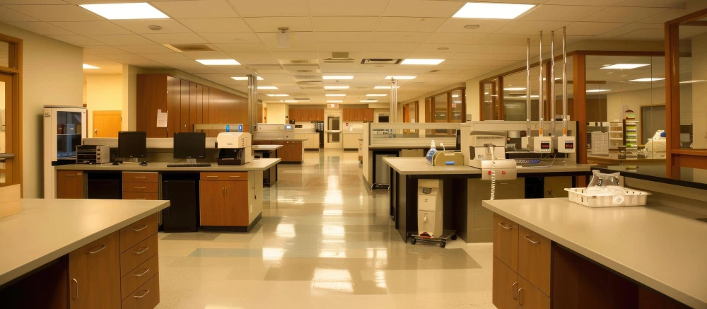 Office furniture in Pakistan featuring modern modular workstations, office desks, and organized professional workspace